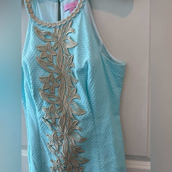 Lilly Pulitzer Size 2 Pearl Shift Dress in Whisper Blue - Picture 8 of 15